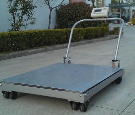 D'acier inoxydable de la plate-forme 3T de plancher d'échelle glissement électronique mobile non