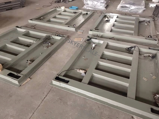 capteurs de pression de piézoélectrique électroniques de l'échelle OIML de plancher de la plate-forme 5t résistante