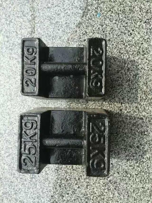 M1 poids de calibrage de fonte de la classe 2kg, poids d'essai d'ascenseur